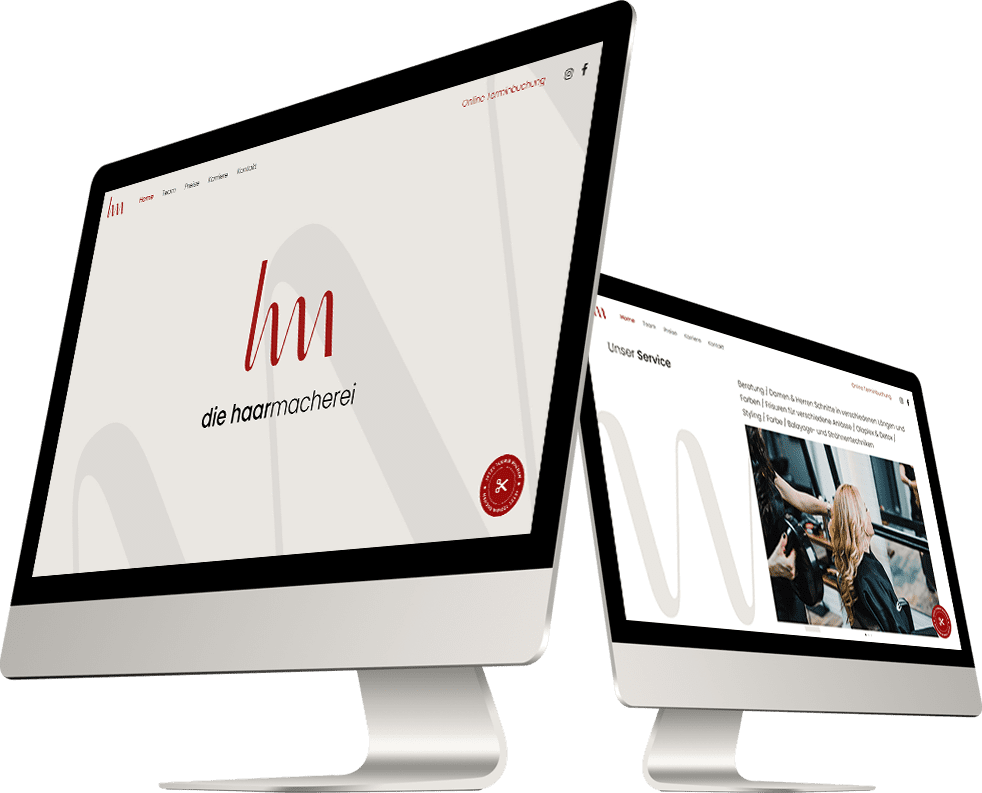 Die Haarmacherei Mönchengladbach Homepage-Redesign